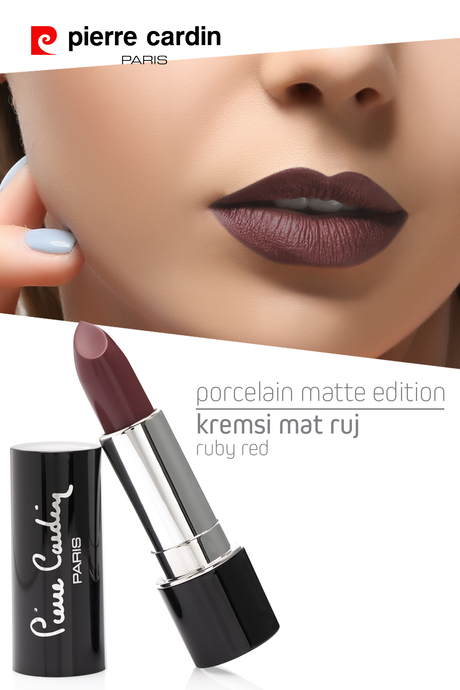 Pierre Cardin Porcelain Matte Edition Lipstick - Ruby Red - 217