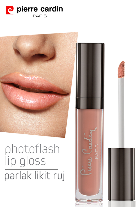 Pierre Cardin Photoflash Lipgloss – Parlak Likit Ruj - Deep Nude