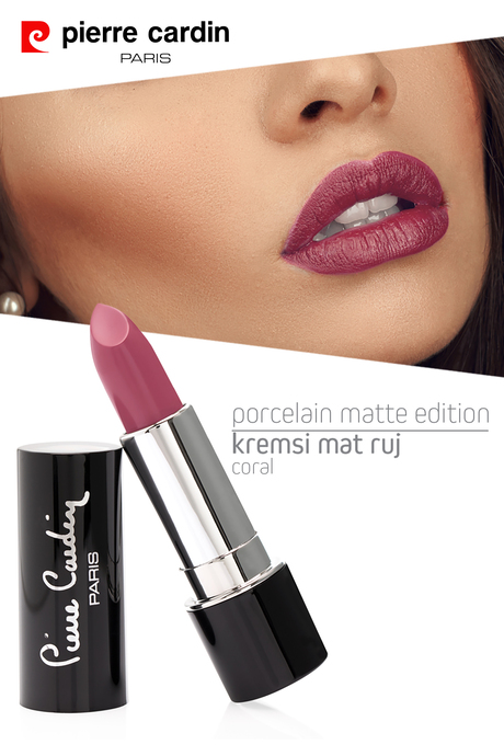 Pierre Cardin Porcelain Matte Edition Lipstick - Coral -203