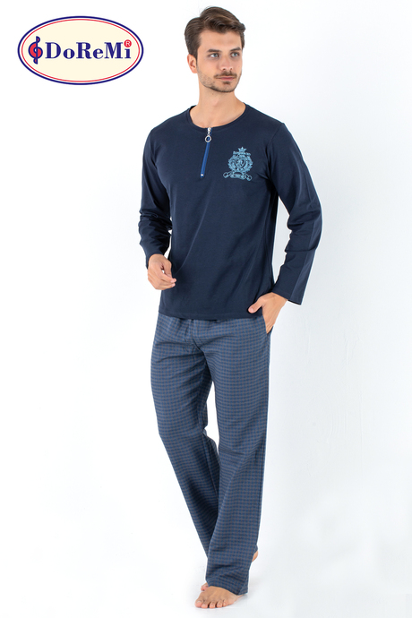 DoReMi Prussian Blue Erkek Pijama Takımı