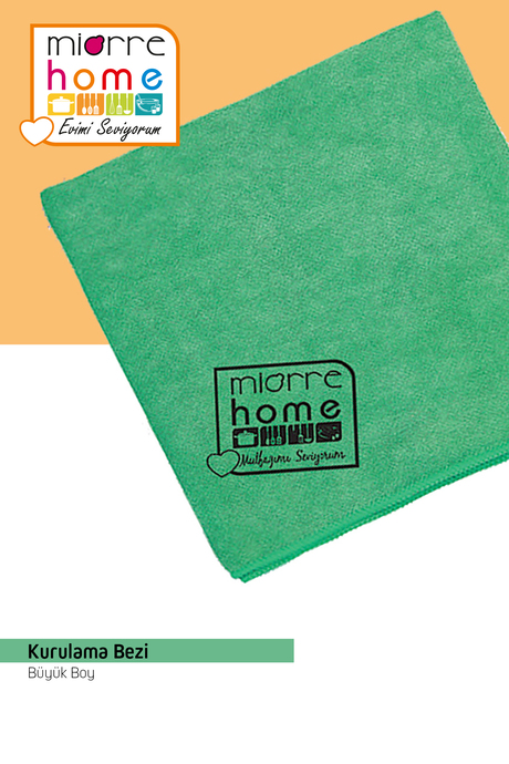 Miorre Mıkrofıber Kurulama Bezi Büyük Boy