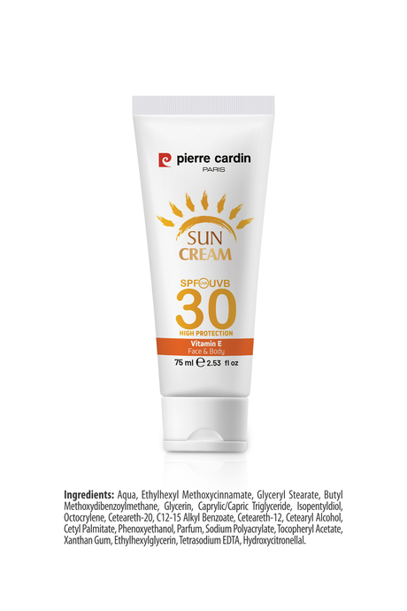 Pierre Cardin Koruyucu Güneş Kremi 30 SPF Yüksek Koruma - 75 ML