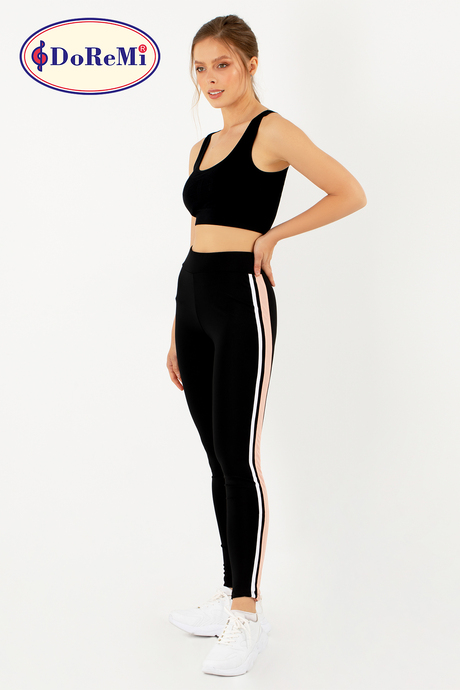 DoReMi Active Sportive Çift Çizgili Tayt