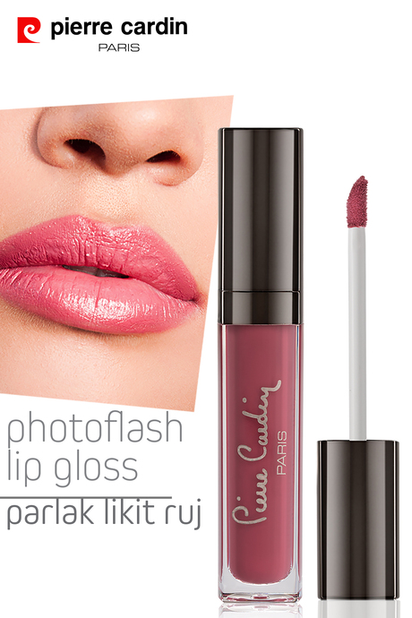 Pierre Cardin Photoflash Lipgloss – Parlak Likit Ruj - Roseate