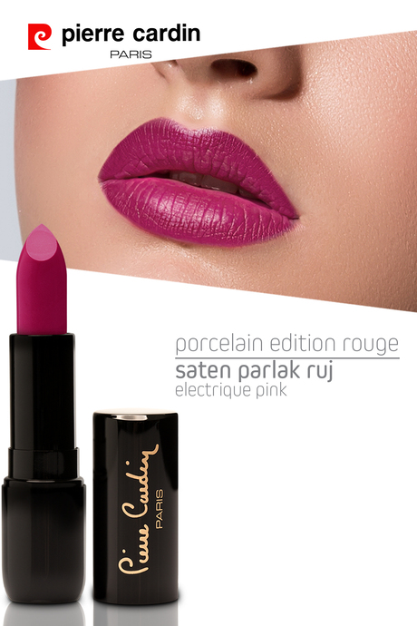 Pierre Cardin Porcelain Edition Lipstick  - Electrique Pink - 226