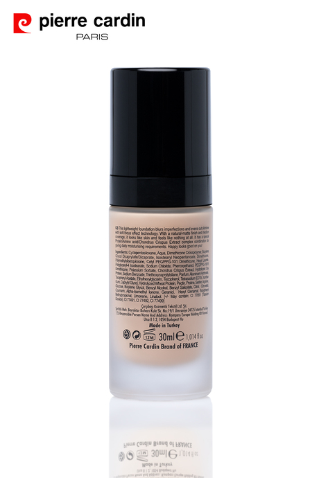 Pierre Cardin Hd Blur Pürüzsüz Görünüm Veren Mat Fondöten Beige - 30 ML