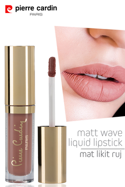 Pierre Cardin Matt Wave Liquid Lipstick – Mat Likit Ruj - Velvet Beige