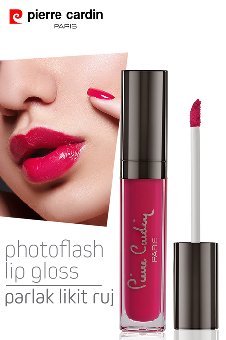 Pierre Cardin Photoflash Lipgloss – Parlak Likit Ruj - Cherry Blossom