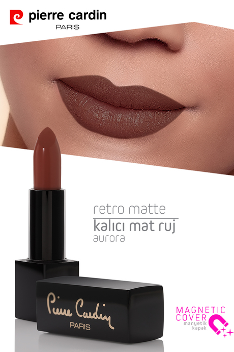 Pierre Cardin Retro Matte Lipstick  - Aurora - 146