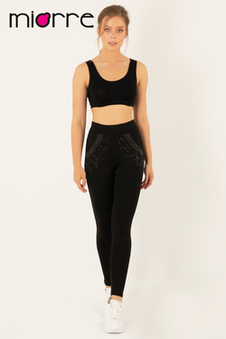 Miorre Taş Baskılı Bayan Tayt