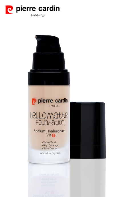 Pierre Cardin HelloMatte Foundation - Sun Beige - 30 ML