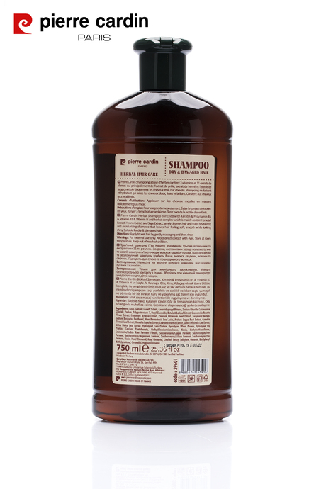 Pierre Cardin Herbal Shampoo For Dry & Damaged Hair 750 ML Bitkisel Şampuan ( Kuru ve Yıpranmış Saçlar)