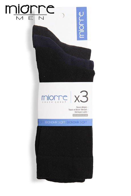 Miorre 3 Lü Pamuk Erkek Çorap