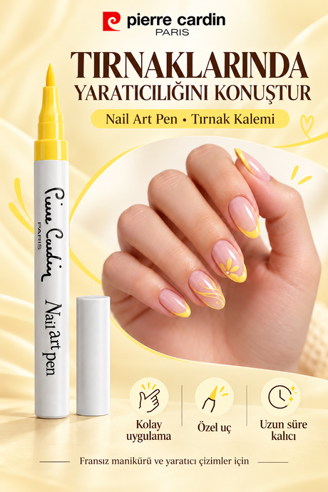 Pierre Cardin Nail Art Pen Tırnak Kalemi - Sunshine