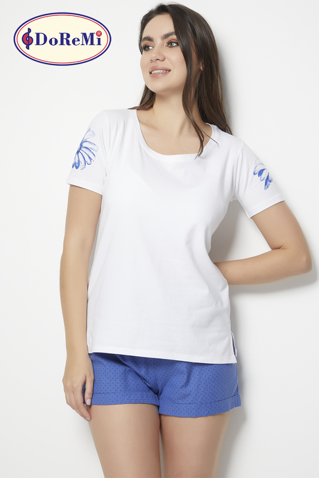 Doremi Deap Blue Şortlu Takım