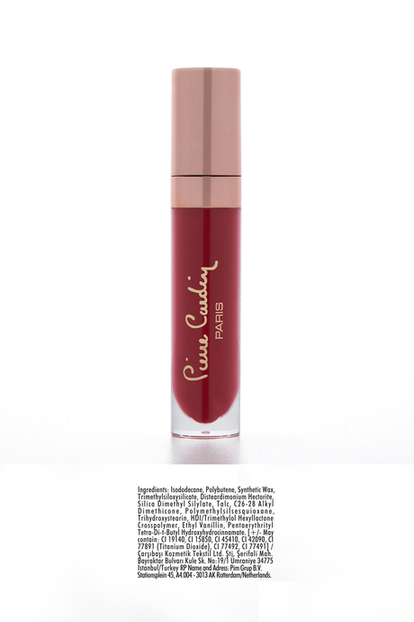 Pierre Cardin Matt Wave Liquid Lipstick – Mat Likit Ruj - Vermilion