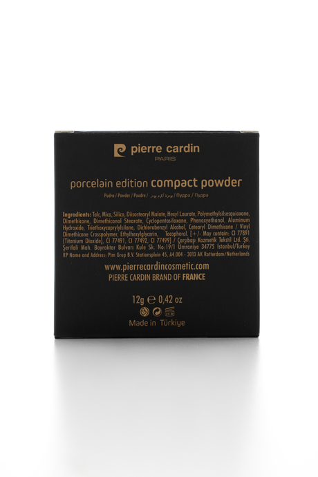 Pierre Cardin Porcelain Edition Compact Powder - Pudra - Golden Beige