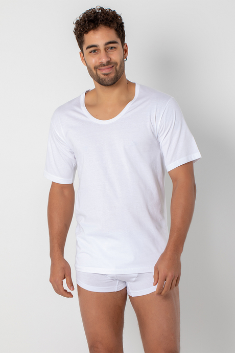 Miorre Penye Erkek Bisiklet Yaka Kısa Kol Fanila