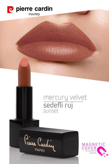 Pierre Cardin Mercury Velvet Lipstick  - Sunset - 164