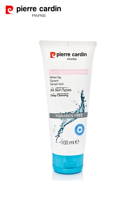 Pierre Cardin 3 In 1 Face Mask 100 ML - 3'ü 1 Arada Yüz Temizleme Peeling Maskesi