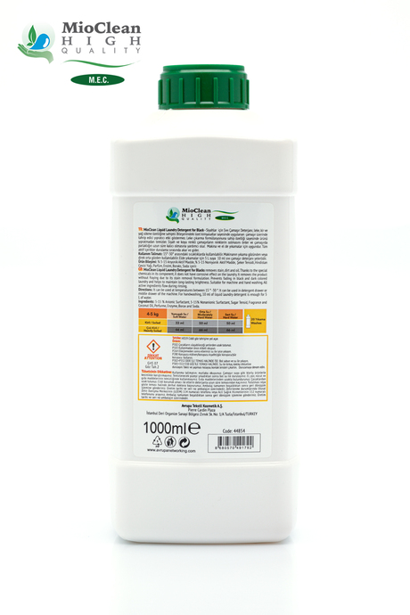 Mioclean Siyahlar için Sıvı Çamaşır Deterjanı 1000 ML