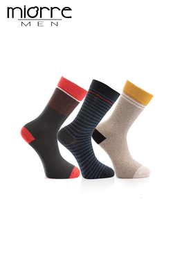 Miorre 3'lü Erkek Çorap