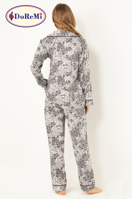 DoReMi Doğal Viskon Soft Yumuşak Düğmeli Pijama Takımı