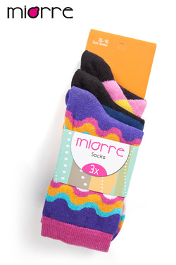 Miorre Bayan 3 Lü Soket Çorap