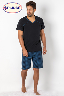 DoReMi Kısa Kollu Erkek Pijama Takımı
