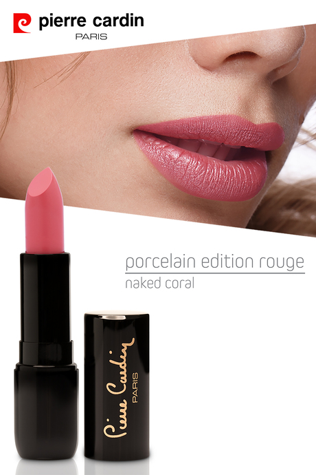 Pierre Cardin Porcelain Edition Lipstick  - Naked Coral - 223