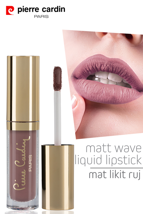 Pierre Cardin Matt Wave Liquid Lipstick – Mat Likit Ruj - Cappuccino