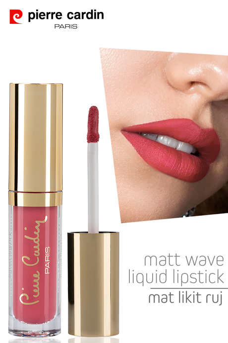 Pierre Cardin Matt Wave Liquid Lipstick – Mat Likit Ruj - Pastel Fushia