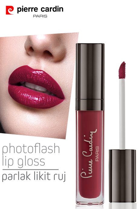 Pierre Cardin Photoflash Lipgloss – Parlak Likit Ruj - Indian Red