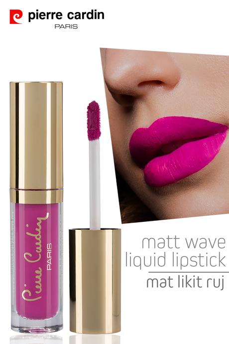 Pierre Cardin Matt Wave Liquid Lipstick – Mat Likit Ruj – Deep Pink