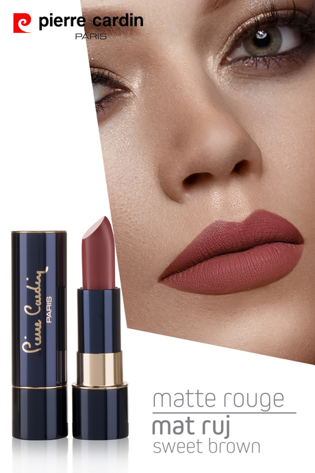 Pierre Cardin Matte Rouge Mat Ruj- Sweet Brown