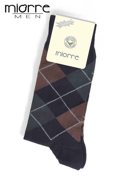 Miorre 3 Lü Ekoseli Pamuk Erkek Çorabı