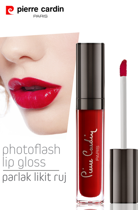 Pierre Cardin Photoflash Lipgloss – Parlak Likit Ruj - Red Fire