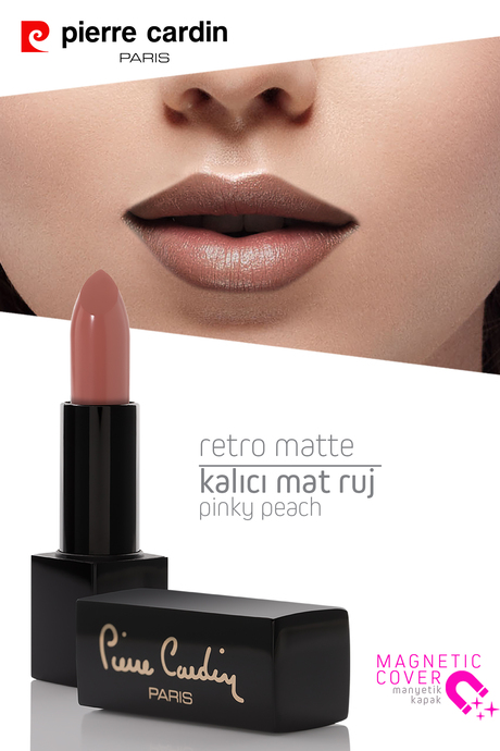 Pierre Cardin Retro Matte Lipstick  - Pinky Peach - 144