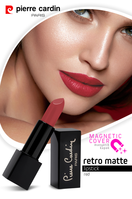 Pierre Cardin Retro Matte Lipstick  - Red - 153