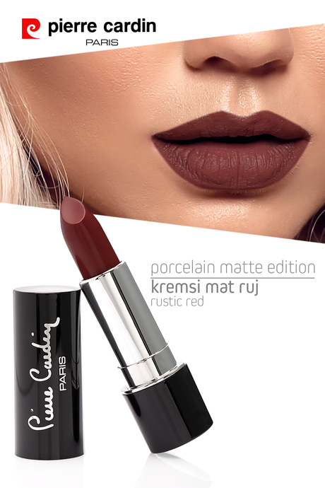 Pierre Cardin Porcelain Matte Edition Lipstick - Rustic Red -209