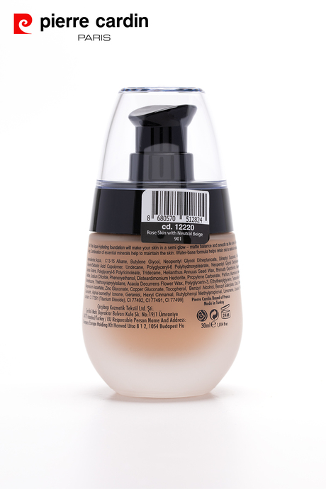 Pierre Cardin Aqua Wow Mineralli Su Bazlı Fondöten Rose Skin with Neutral Beige