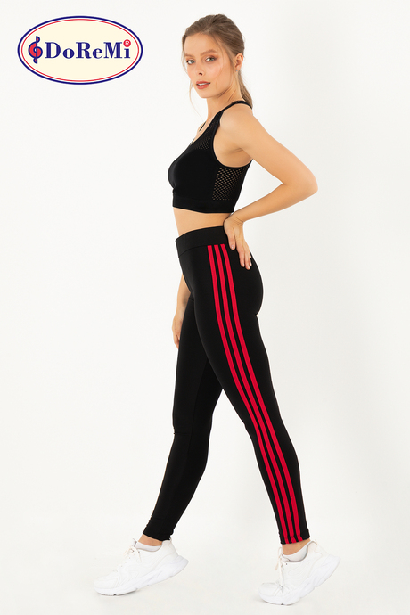DoReMi Active Sportive Üç Çizgili Tayt