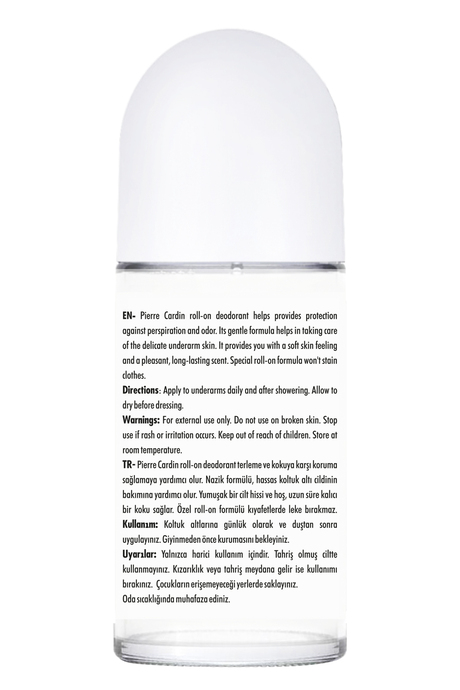 Pierre Cardin Roll-on Kadın Deodorant Ter Kokusu Önleyici Leke Bırakmayan 48 Saat Anti-perspirant Koruma – Fresh Natural Doğal Tazelik 50 ml