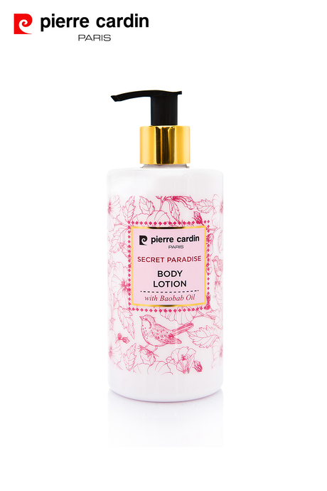 Pierre Cardin Secret Paradise Babobab Yağı İçeren Besleyici ve Nemlendirici Vücut Losyonu - 350 ML