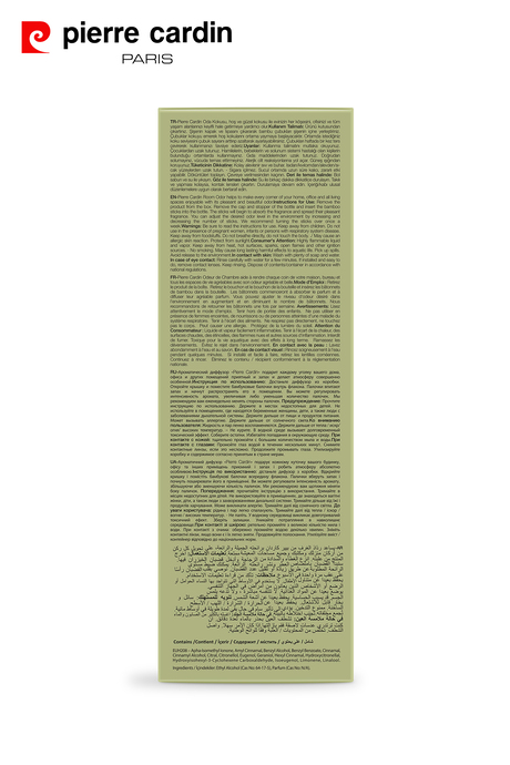 Pierre Cardin Reed Diffuser Çubuklu Oda Kokusu Mimosa & Linden 100 ml