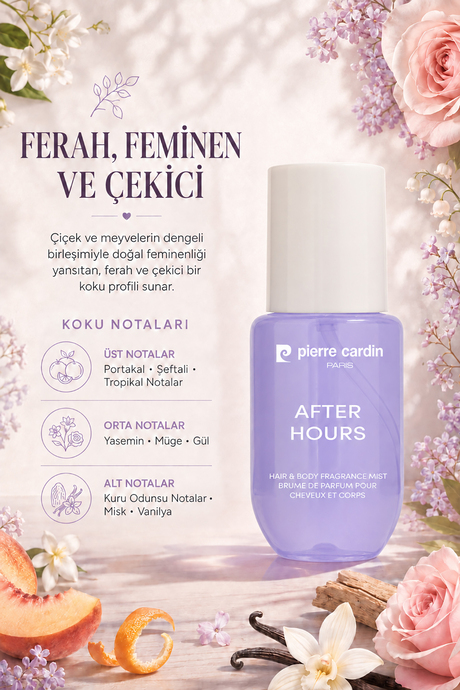 Pierre Cardin Saç ve Vücut Mist - 110 ml - After Hours (Hair & Body Mist)