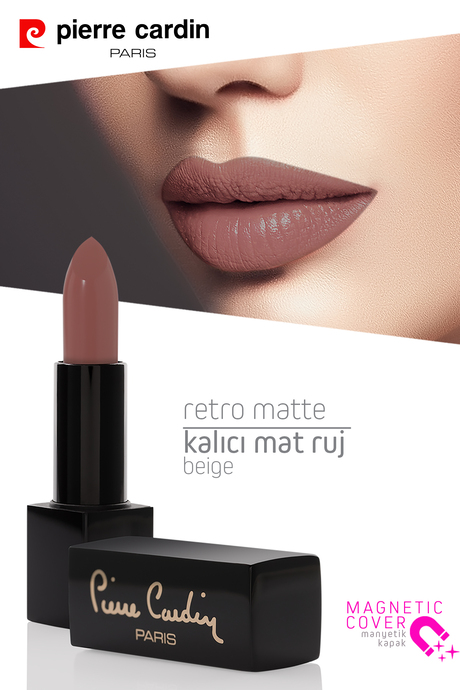 Pierre Cardin Retro Matte Lipstick  - Beige - 143