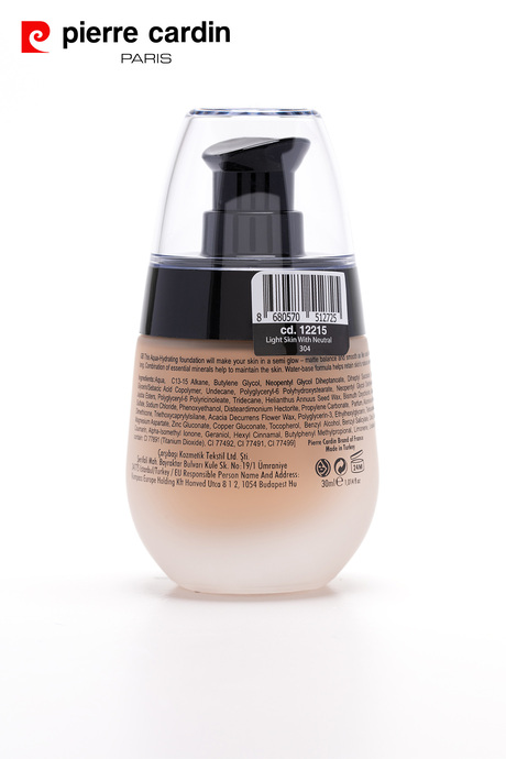 Pierre Cardin Aqua Wow Mineralli Su Bazlı Fondöten Light Skin With Neutral