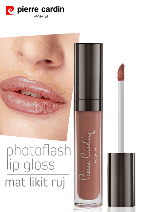 Pierre Cardin Photoflash Lipgloss – Parlak Likit Ruj - Biscuit