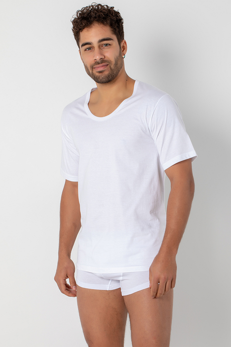 Miorre Penye Erkek Bisiklet Yaka Kısa Kol Fanila